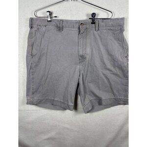 Polo Ralph Lauren Mens Gray Chino Shorts Size 36 Cotton Casual Summer Wear